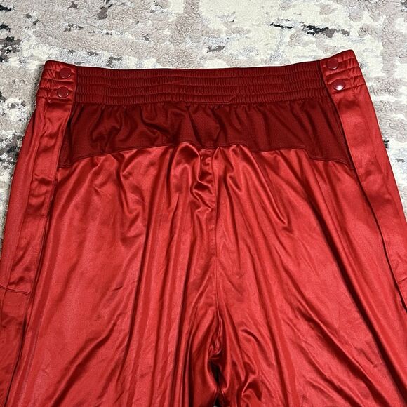 Kansas Jayhawks Game Issued Red Tear Away Pants Basketball L+0 Blue Adidas - Picture 6 of 12